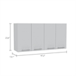 Boahaus Valence Wall Cabinet (White)
