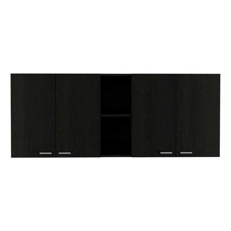 Boahaus Clichy Wall Cabinet (Black Wengue)