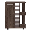 Boahaus Yorkshire Bar Cart (Dark Walnut)