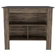 Boahaus Le Kitchen Island (Dark Brown / Onix )
