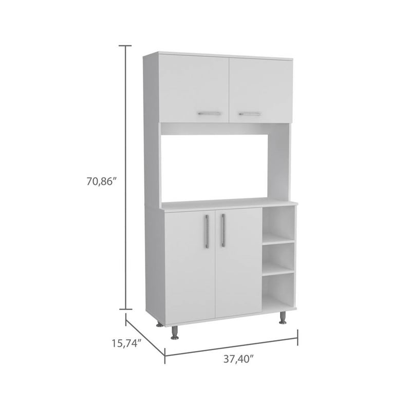 Boahaus Rouen Pantry (White)