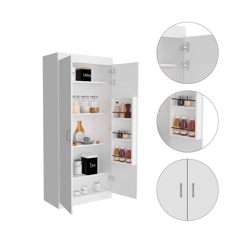 Boahaus Toulon Pantry (White)