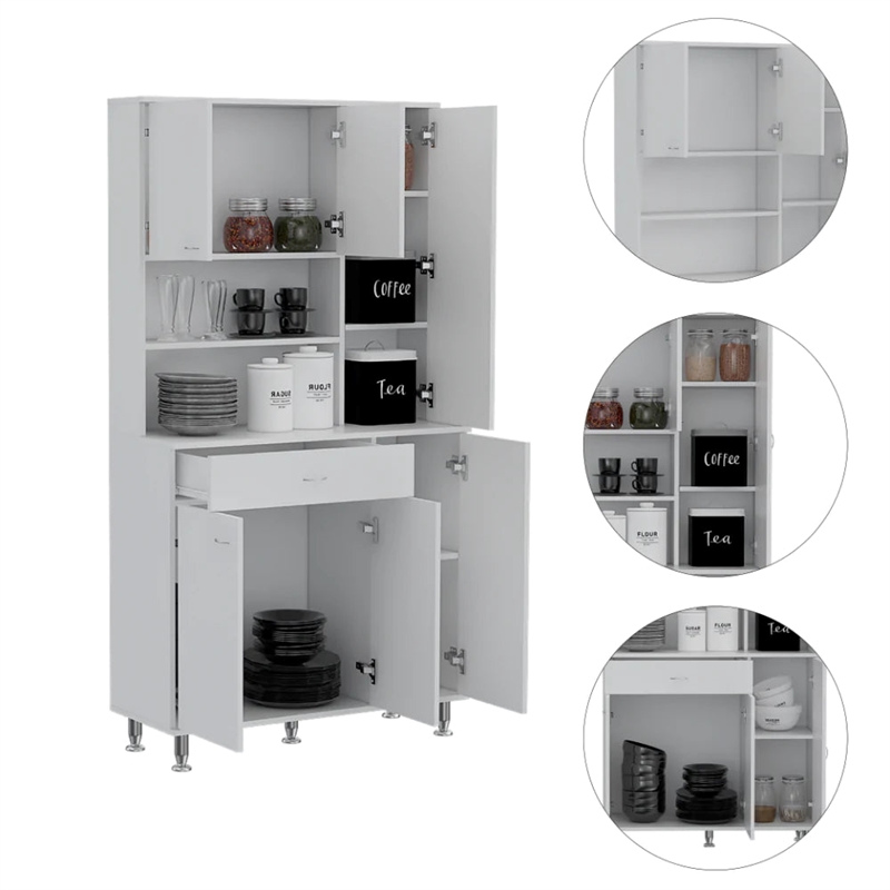 Boahaus Orange Pantry (White)