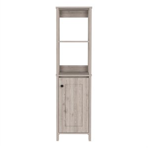 Boahaus Morden Tall Linen Cabinet (Gray)