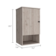 Boahaus Almada Medicine Cabinet  (Gray)
