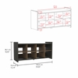 Boahaus Qena Shoe Rack (Carbon Espresso)