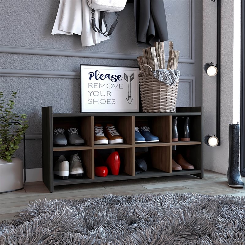Boahaus Qena Shoe Rack (Carbon Espresso)