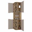 Boahaus Colchester Bar Cabinet (Macadamia/Taupe )