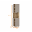 Boahaus Colchester Bar Cabinet (Macadamia/Taupe )