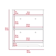 Boahaus Santonum Shoe Rack  (Light Oak / White)