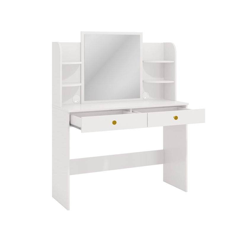Boahaus Cixi Vanity Desk (White)