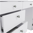 Boahaus Orla Vanity Desk (Crystal Knobs)