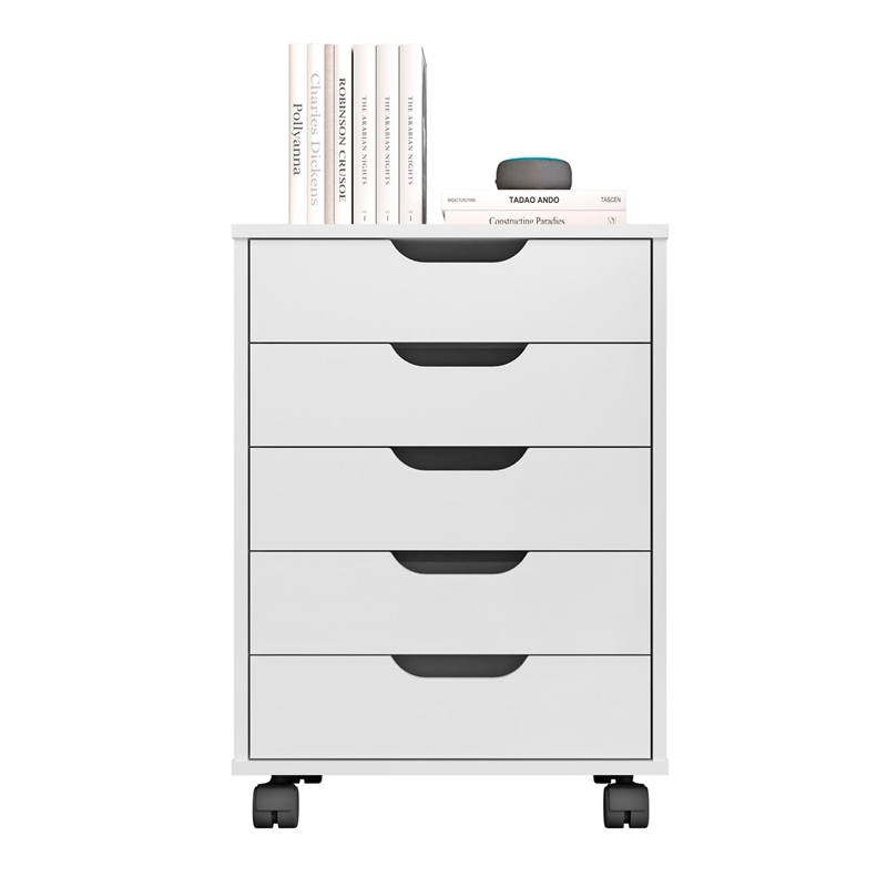Boahaus Ebadi 5-Drawer Chest (White)