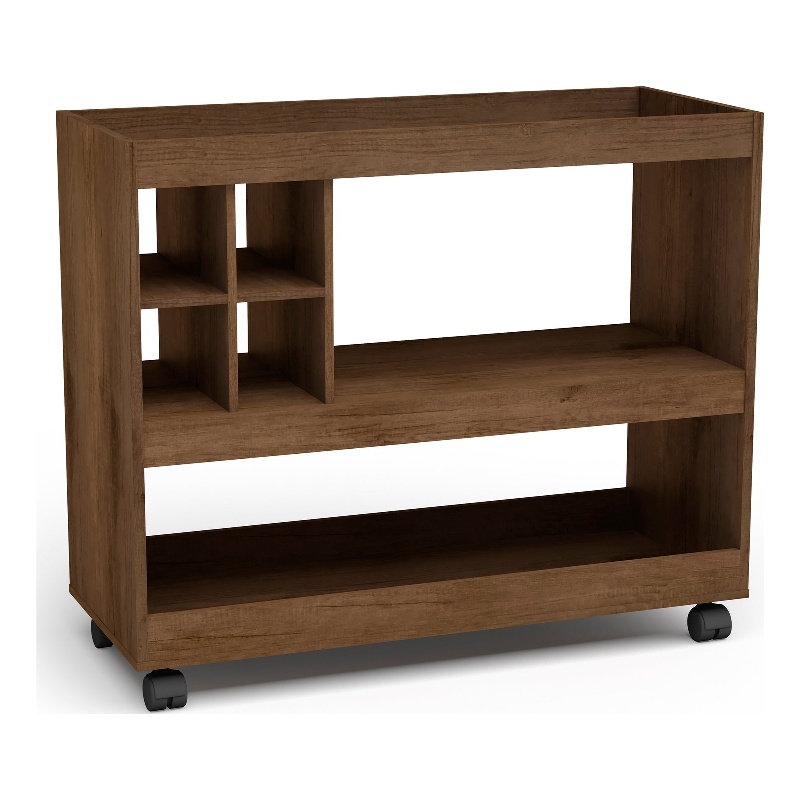 Boahaus Swansea Bar Cart (Dark Brown)