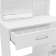 Boahaus Spes Makeup Vanity Table (White)