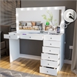 Boahaus Ketevan Makeup Vanity Desk (Basic Knobs)
