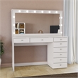 Boahaus Ketevan Makeup Vanity Desk (Basic Knobs)