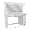 Boahaus Ketevan Makeup Vanity Desk (Basic Knobs)