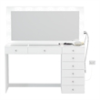 Boahaus Ketevan Makeup Vanity Desk (Basic Knobs)