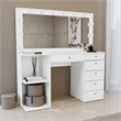 Boahaus Louise Makeup Vanity Desk (Basic Knobs)