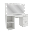 Boahaus Louise Makeup Vanity Desk (Basic Knobs)