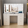 Boahaus Leonore Makeup Vanity Desk (Basic Knobs)
