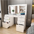 Boahaus Leonore Makeup Vanity Desk (Basic Knobs)