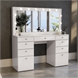 Boahaus Leonore Makeup Vanity Desk (Basic Knobs)