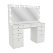 Boahaus Leonore Makeup Vanity Desk (Basic Knobs)