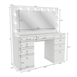 Boahaus Leonore Makeup Vanity Desk (Basic Knobs)