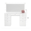 Boahaus Leonore Makeup Vanity Desk (Basic Knobs)