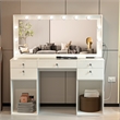 Boahaus Amira Vanity Makeup Desk (Basic Knobs)