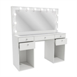 Boahaus Amira Vanity Makeup Desk (Basic Knobs)