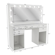 Boahaus Amira Vanity Makeup Desk (Basic Knobs)