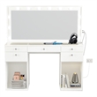 Boahaus Amira Vanity Makeup Desk (Basic Knobs)