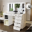 Boahaus Constance Vanity Makeup Desk (Basic Knobs)
