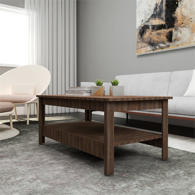 Boahaus Prato Walnut Coffee Table