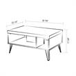 Boahaus Rimini White Coffee Table