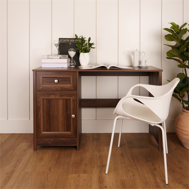 Boahaus Jeonju Modern Walnut Computer Desk
