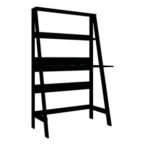 Boahaus Gumi Black Ladder Computer Desk