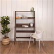 Boahaus Gumi Walnut Ladder Computer Desk