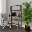 Boahaus Gumi Walnut Ladder Computer Desk