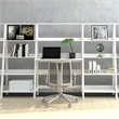 Boahaus Gumi White Ladder Computer Desk