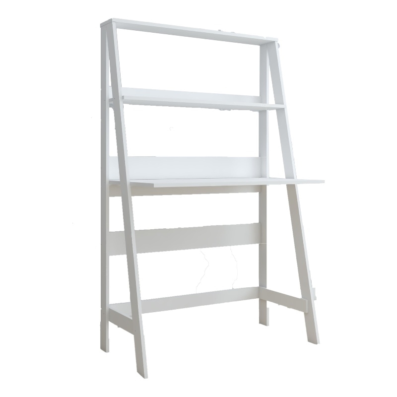 Boahaus Gumi White Ladder Computer Desk