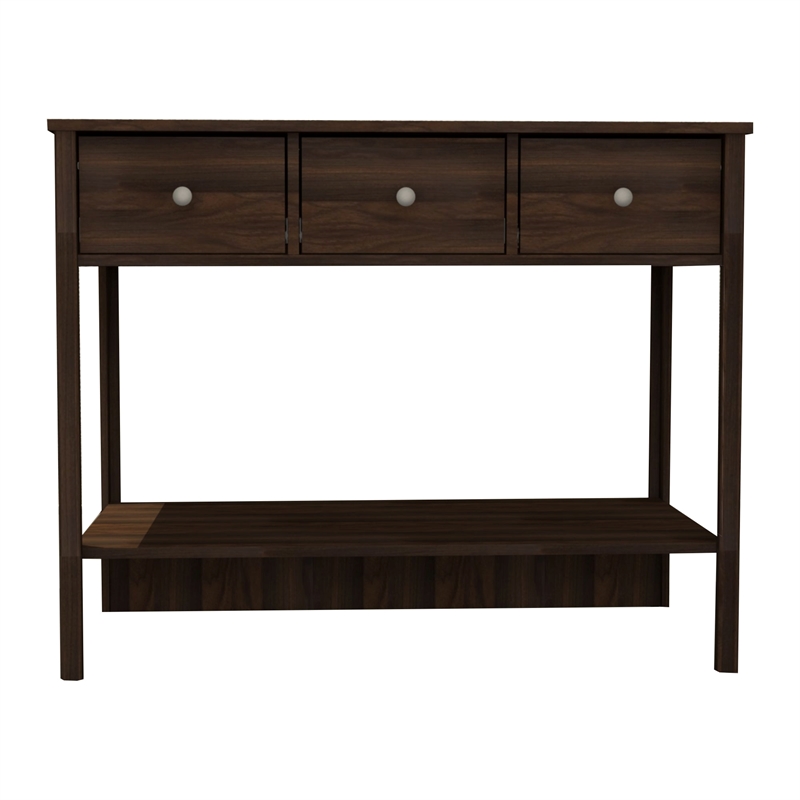 Boahaus Pierrefort Modern Black Console Table for Living Room