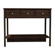 Boahaus Pierrefort Modern Black Console Table for Living Room