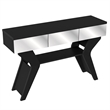 Boahaus Merle Modern Black Painted Console Table for Living Room