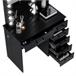 Boahaus Xanthe Lighted Vanity Table (Black)