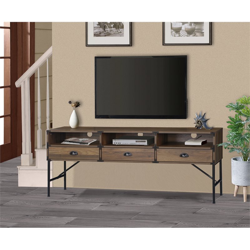 Saint Birch 3-Drawer Modern Wood TV Stand For TVs up to 60
