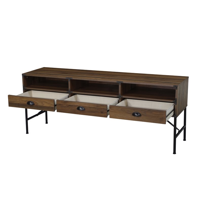 Saint Birch 3-Drawer Modern Wood TV Stand For TVs up to 60